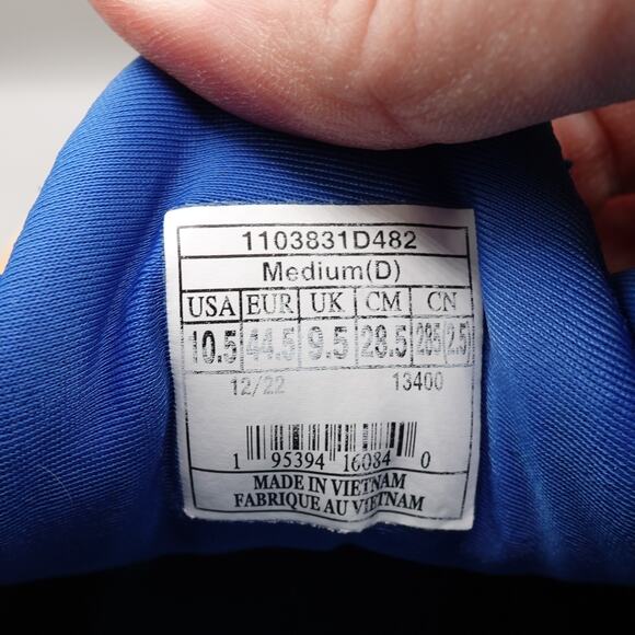 Brooks Shoes Men's Size 10.5D Blue/Volt Yellow Glycerin GTS 20 Running Flaws - Picture 10 of 13